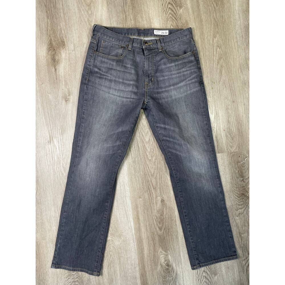 Cremieux Premium Denim Gray Straight Jeans Men's 34x30 Stretch Spandex Classic - Picture 2 of 12